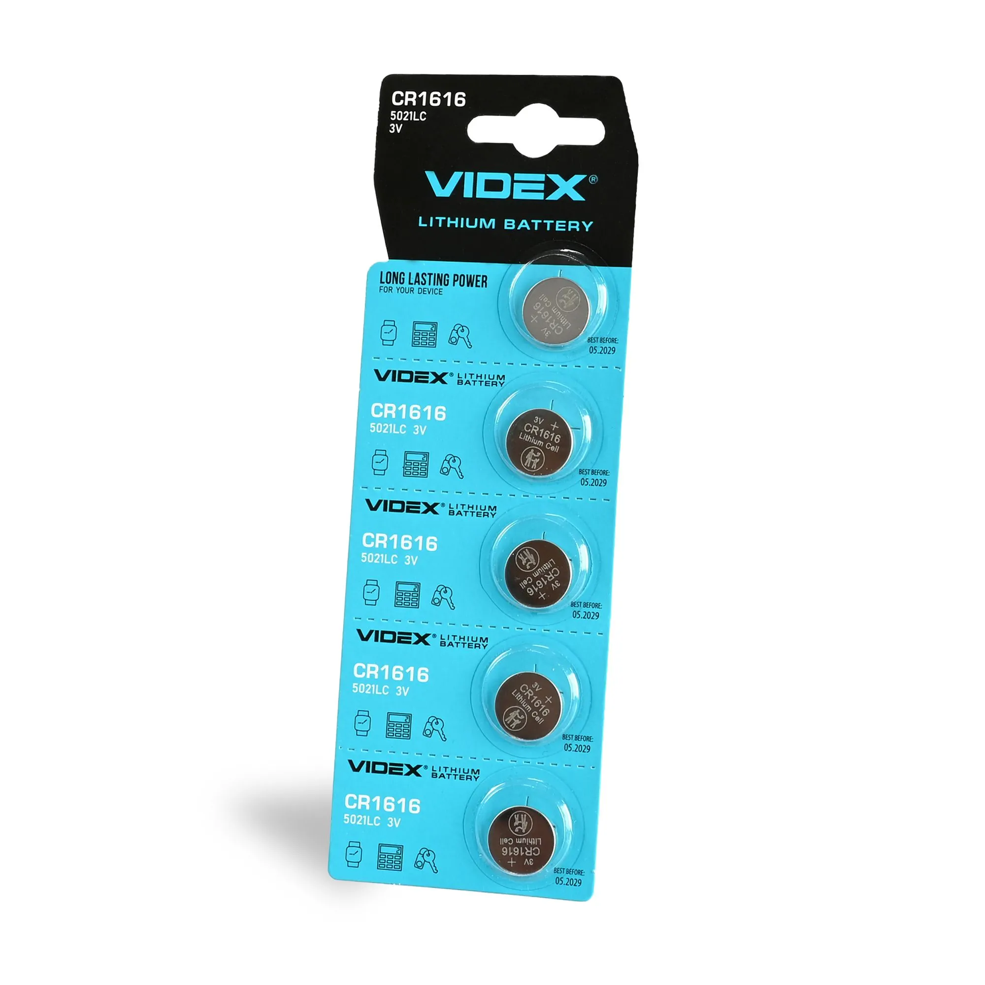 ⭐ Bateria litowa VIDEX CR1616 3V 5 szt. ⭐