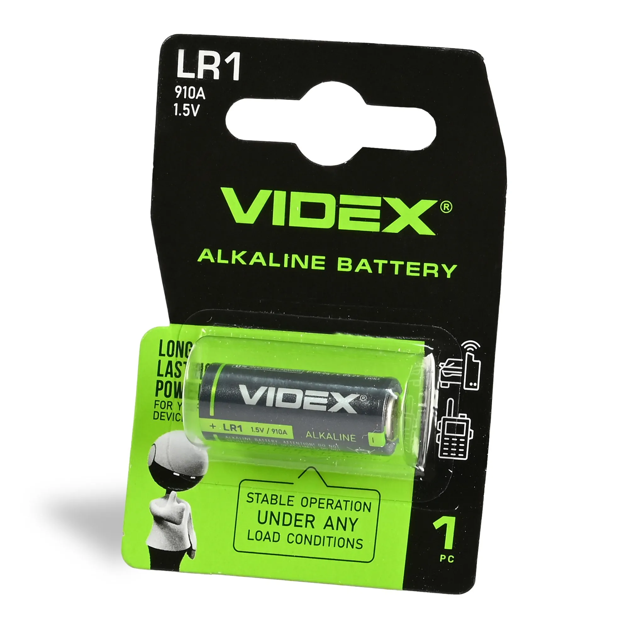 ⭐ Bateria alkaliczna VIDEX LR1 1,5V ⭐