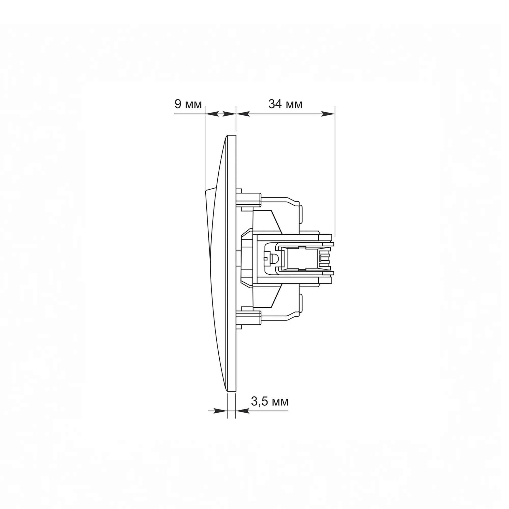 ⭐ Przełącznik dwugangowy biały VIDEX BINERA ⭐