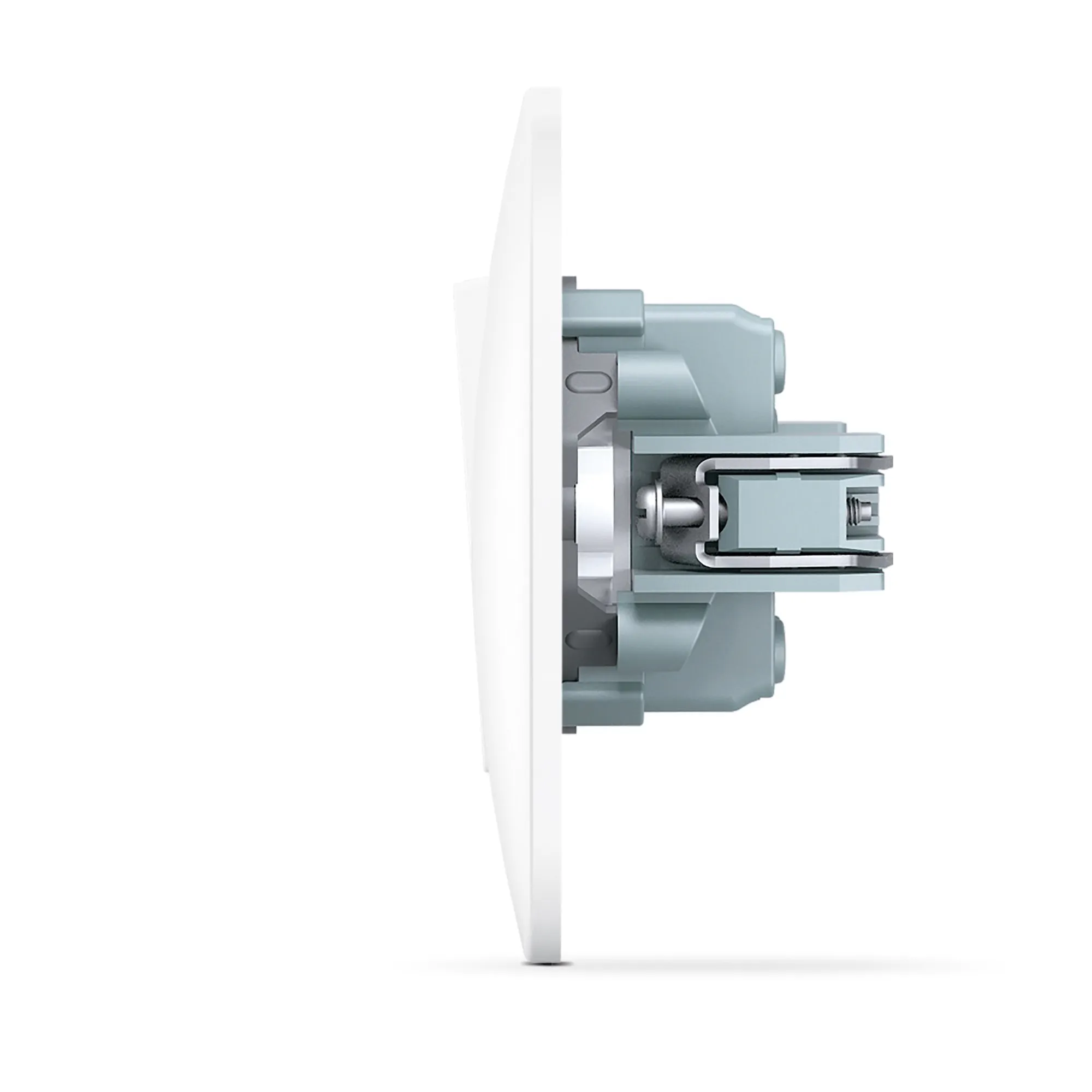 ⭐ Włącznik podwójny z podświetleniem LED biały VIDEX BINERA ⭐