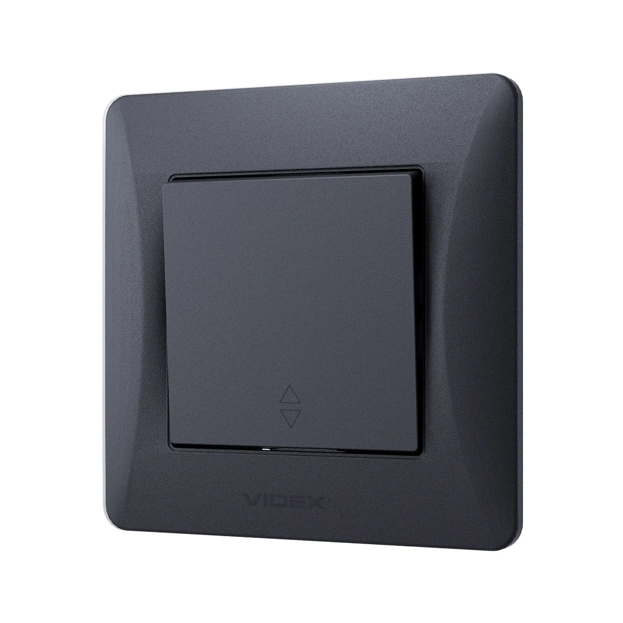 ⭐ Włącznik jednoklawiszowy czarny grafit BINERA ⭐