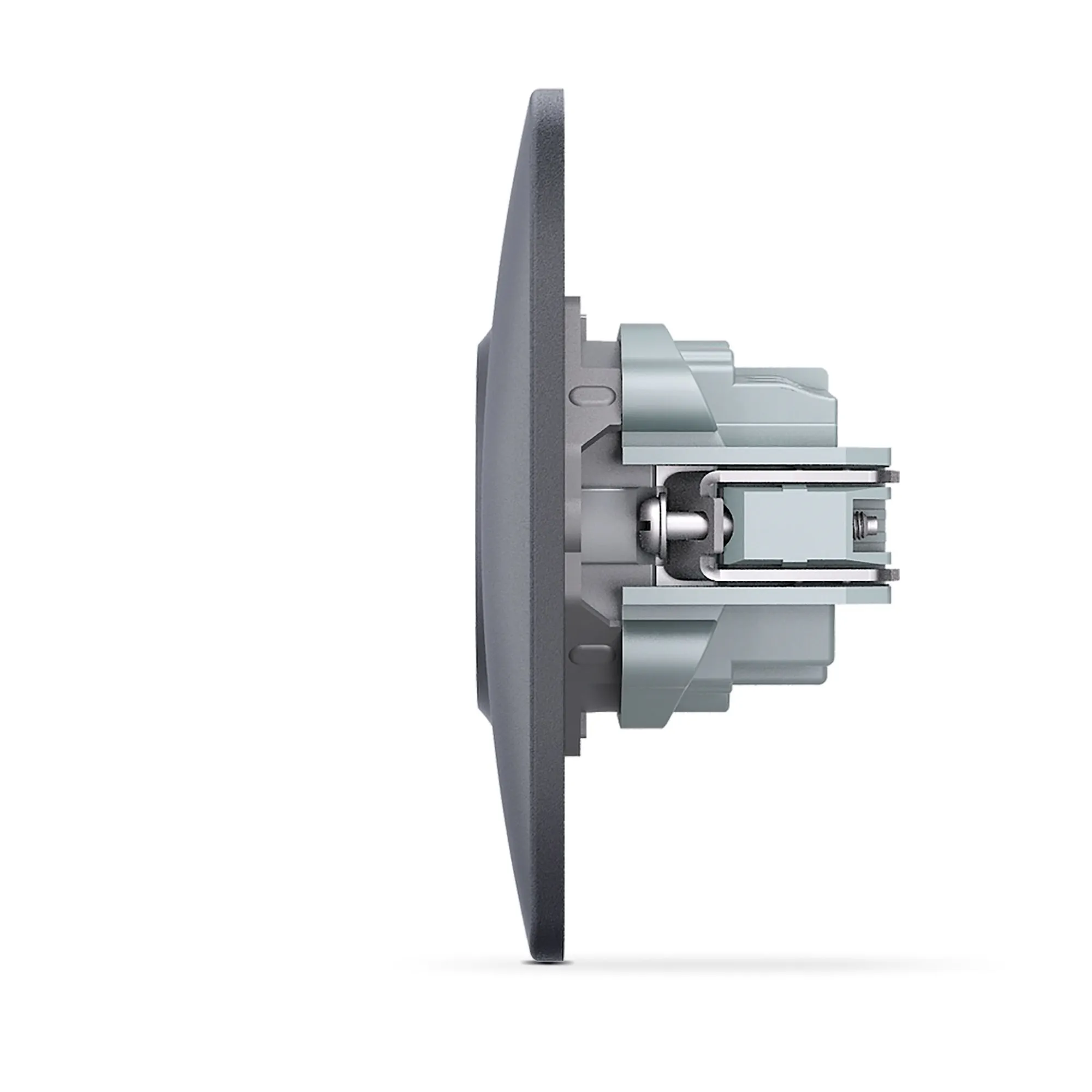 ⭐ Gniazdo pojedyncze schuko czarne grafitowe VIDEX BINERA ⭐