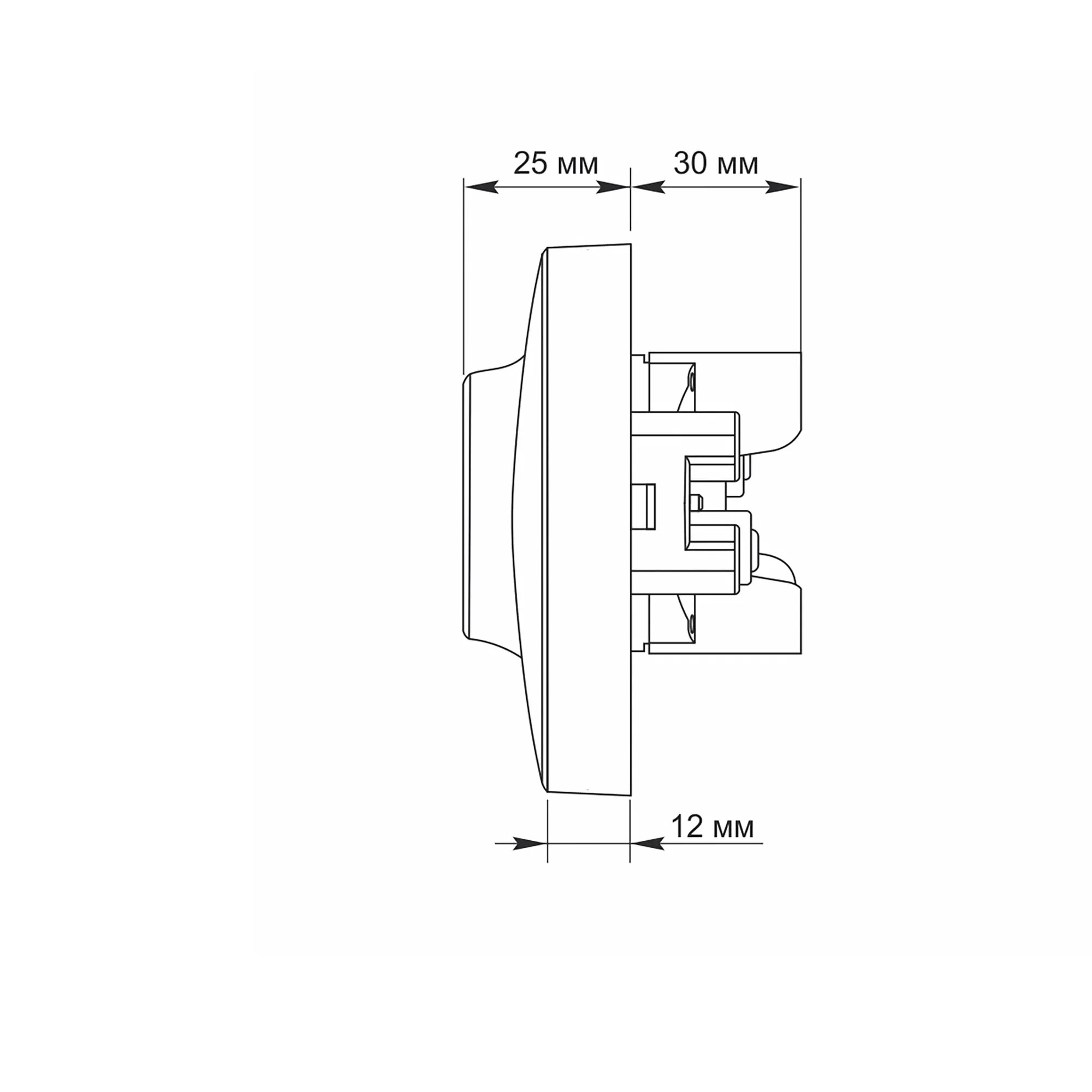 ⭐ Podwójne gniazdo z uziemieniem białe BINERA ⭐