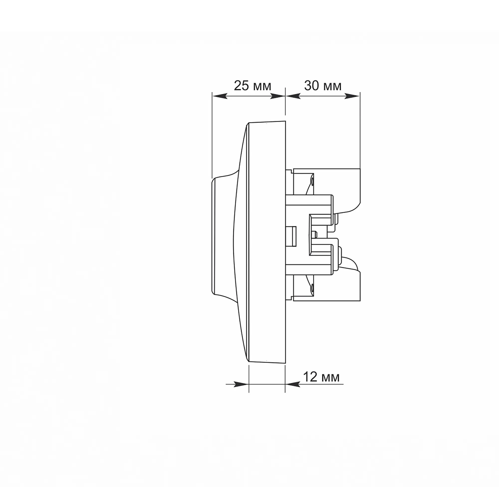 ⭐ Podwójne gniazdo schuko czarne grafitowe VIDEX BINERA ⭐