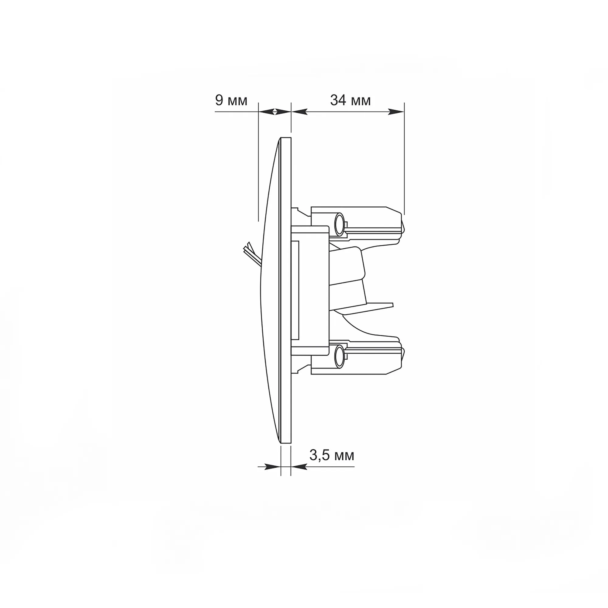 ⭐ Gniazdo komputerowe CAT6 pojedyncze białe VIDEX BINERA ⭐