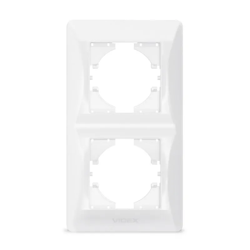 ⭐ Ramka 2-krotna pionowa biała VIDEX BINERA ⭐