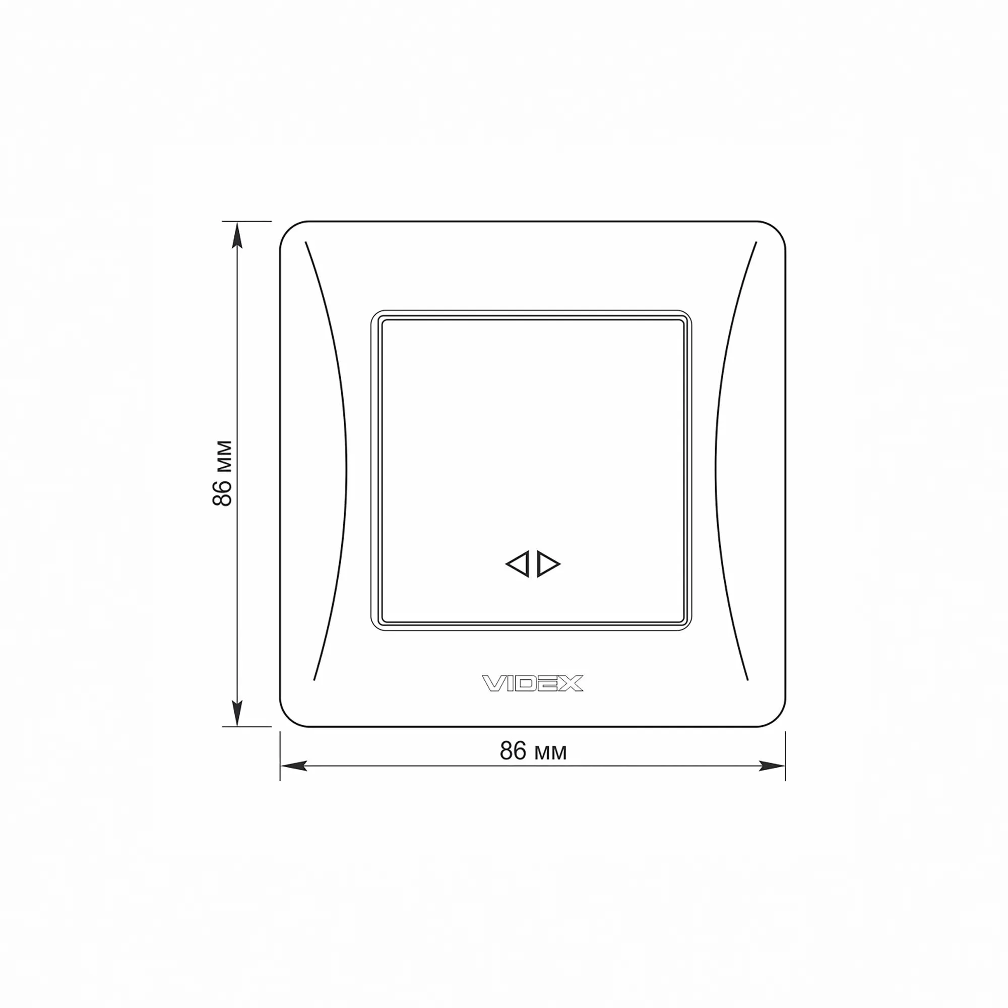 ⭐ Przełącznik pośredni 1-klawiszowy czarny grafit BINERA ⭐