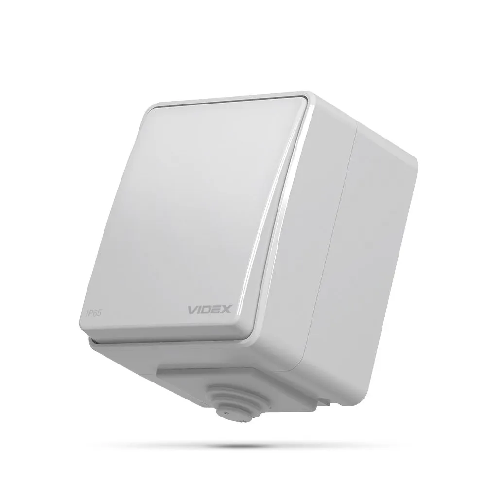 ⭐ Zewnętrzny wyłącznik jednopostaciowy IP65 szary BINERA ⭐