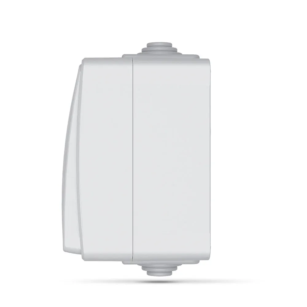 ⭐ Zewnętrzny wyłącznik jednopostaciowy IP65 szary BINERA ⭐