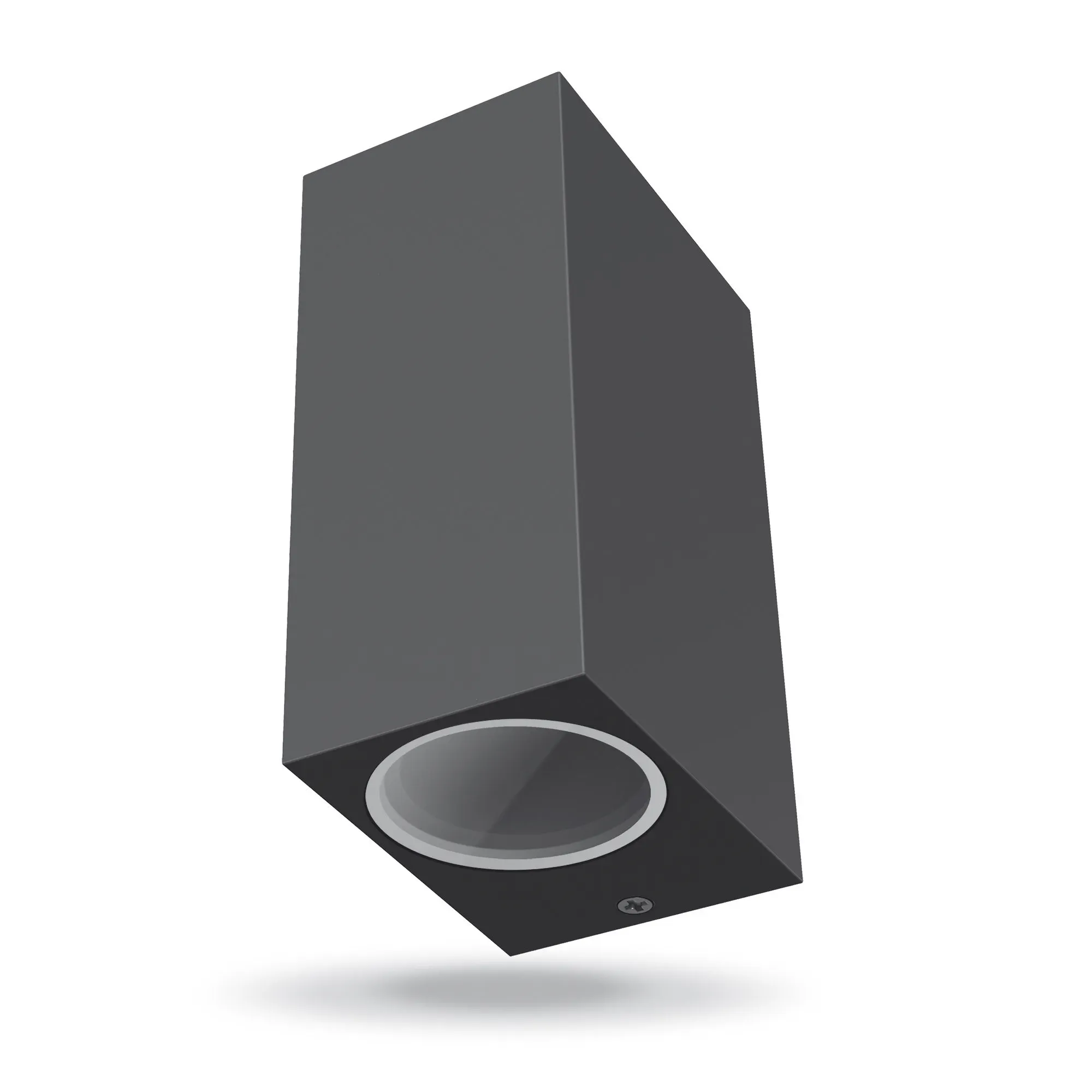 ⭐ Podwójna lampa elewacyjna VIDEX z gniazdem GU10, szara ⭐