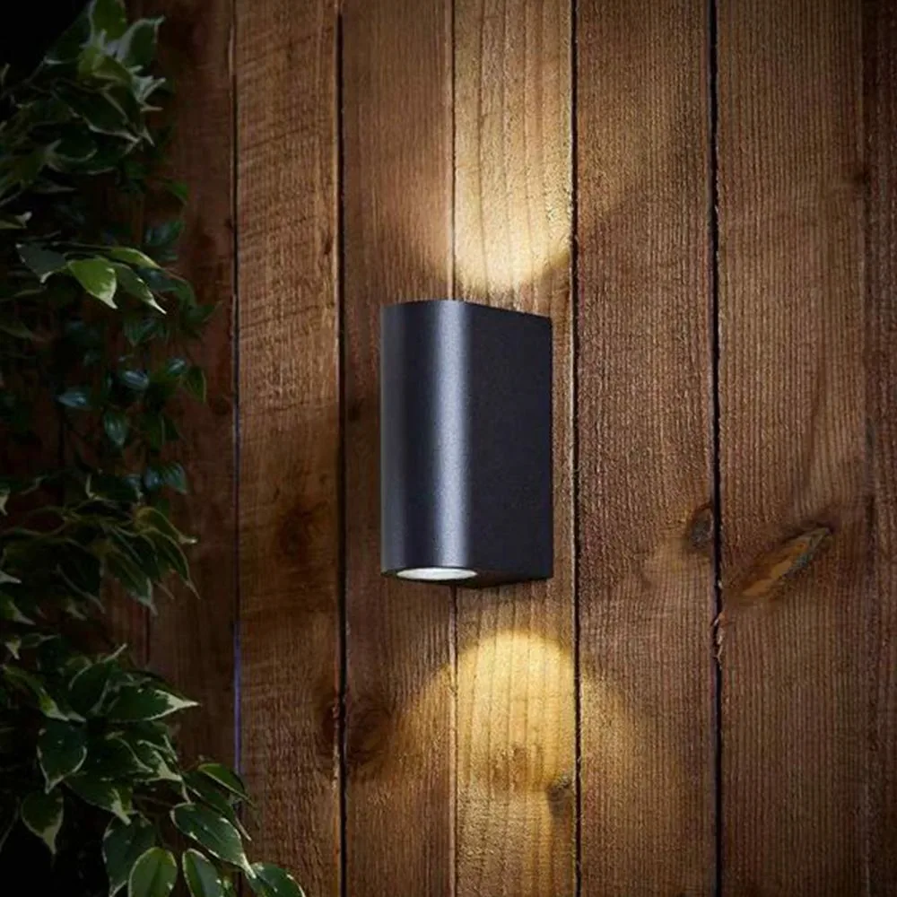 ⭐ Podwójna lampa elewacyjna LED 6W czarna ⭐