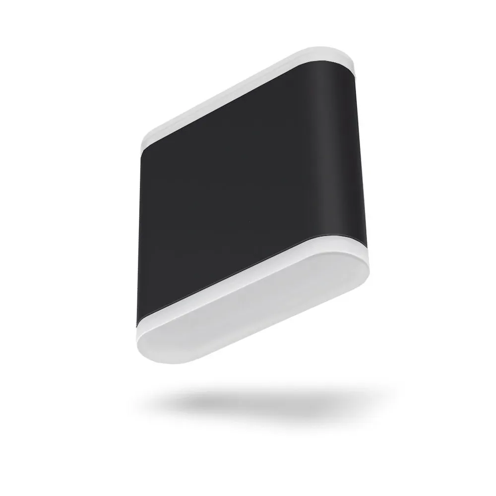 ⭐ Podwójna oprawa elewacyjna LED 6W czarna ⭐