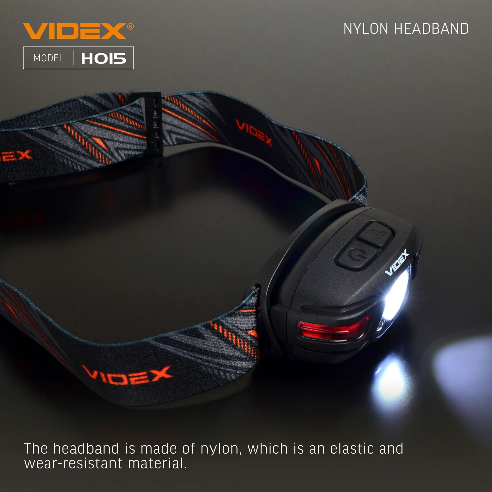 ⭐ Latarka czołowa LED VIDEX 330Lm 5000K USB-C IP67 ⭐