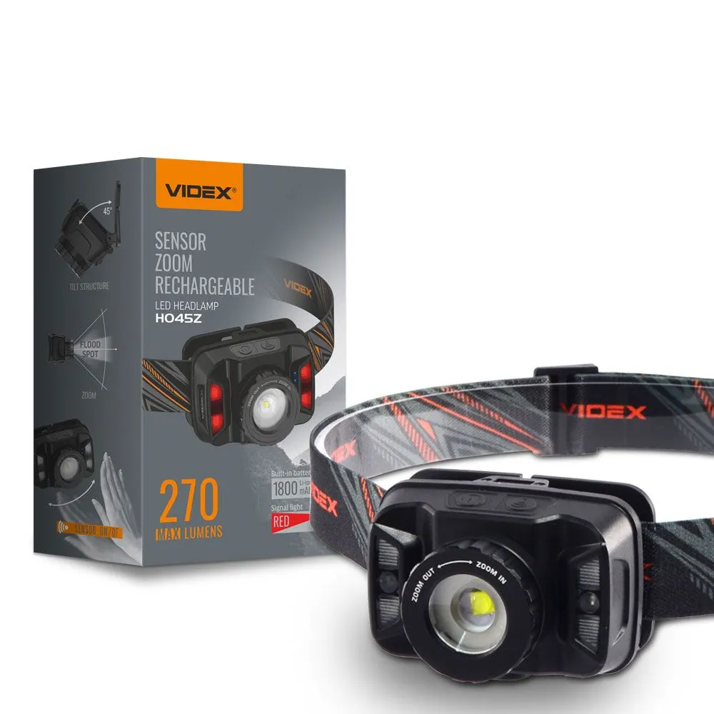 ⭐ Latarka czołowa LED VIDEX 270 lm 5000K ⭐