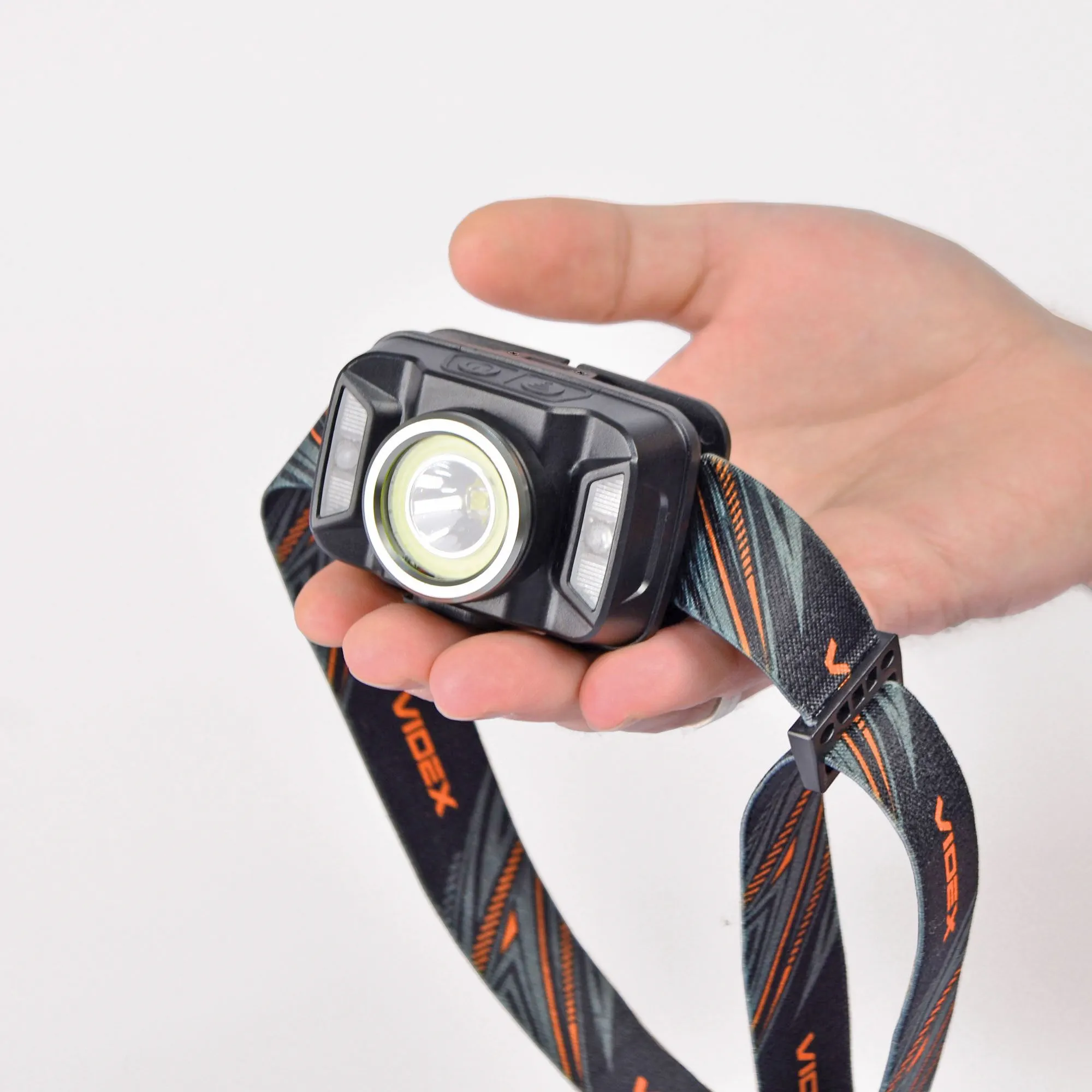 ⭐ Latarka czołowa LED VIDEX 410Lm 5000K USB-C ⭐