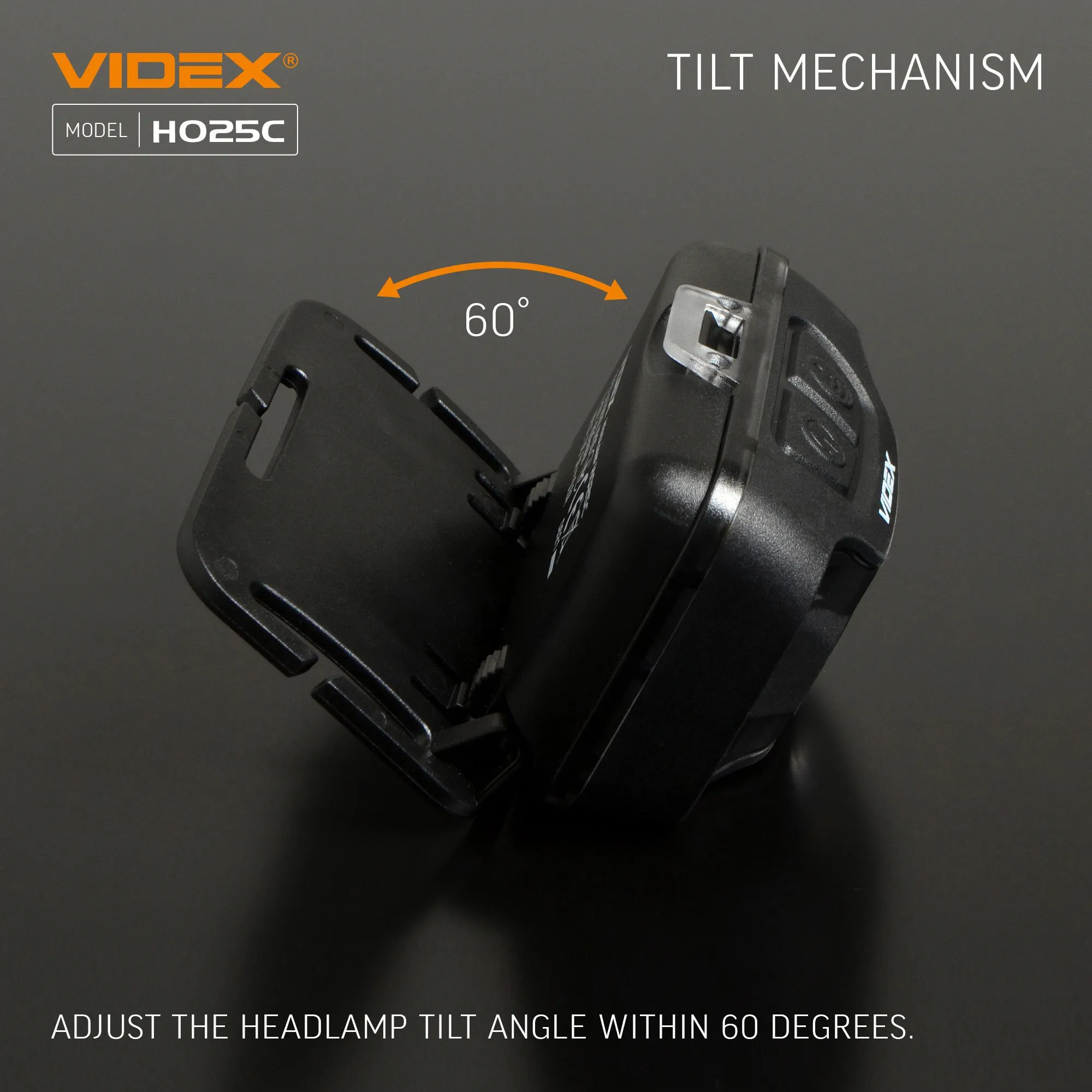 ⭐ Latarka czołowa LED VIDEX 310Lm 5000K USB-C ⭐