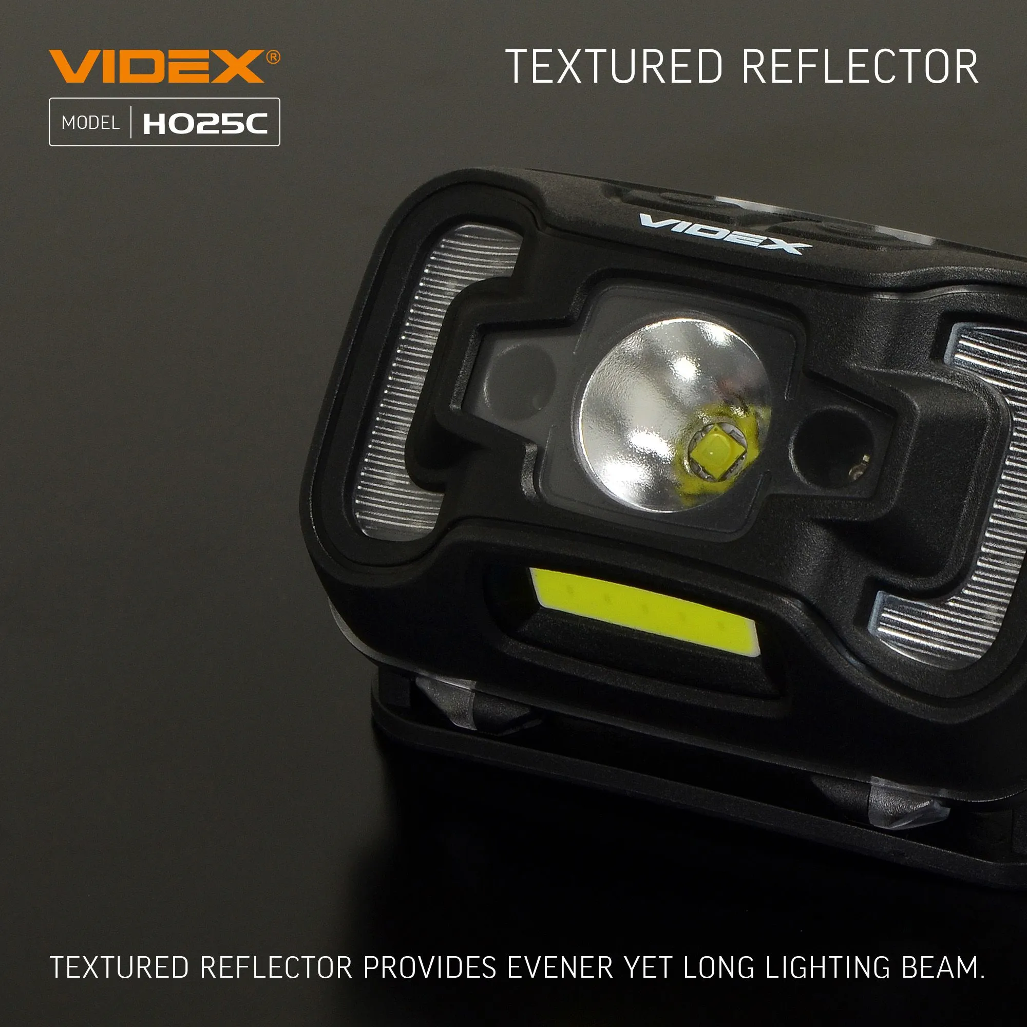 ⭐ Latarka czołowa LED VIDEX 310Lm 5000K USB-C ⭐