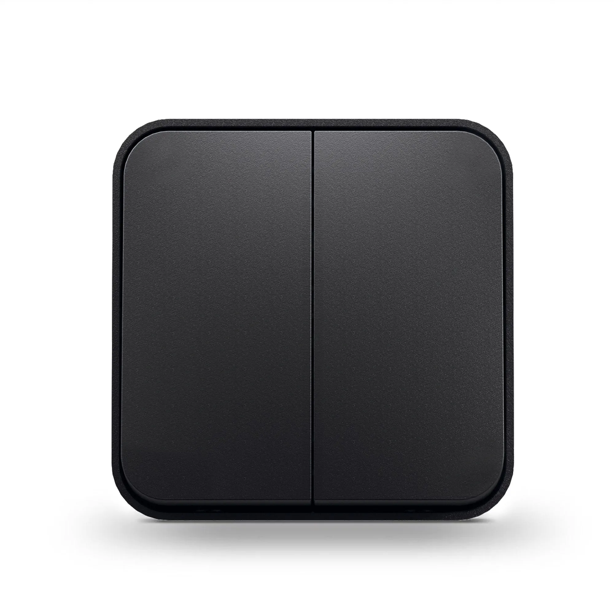 ⭐ Podtynkowy włącznik 2-krotny 1-biegunowy czarny BINERA ⭐