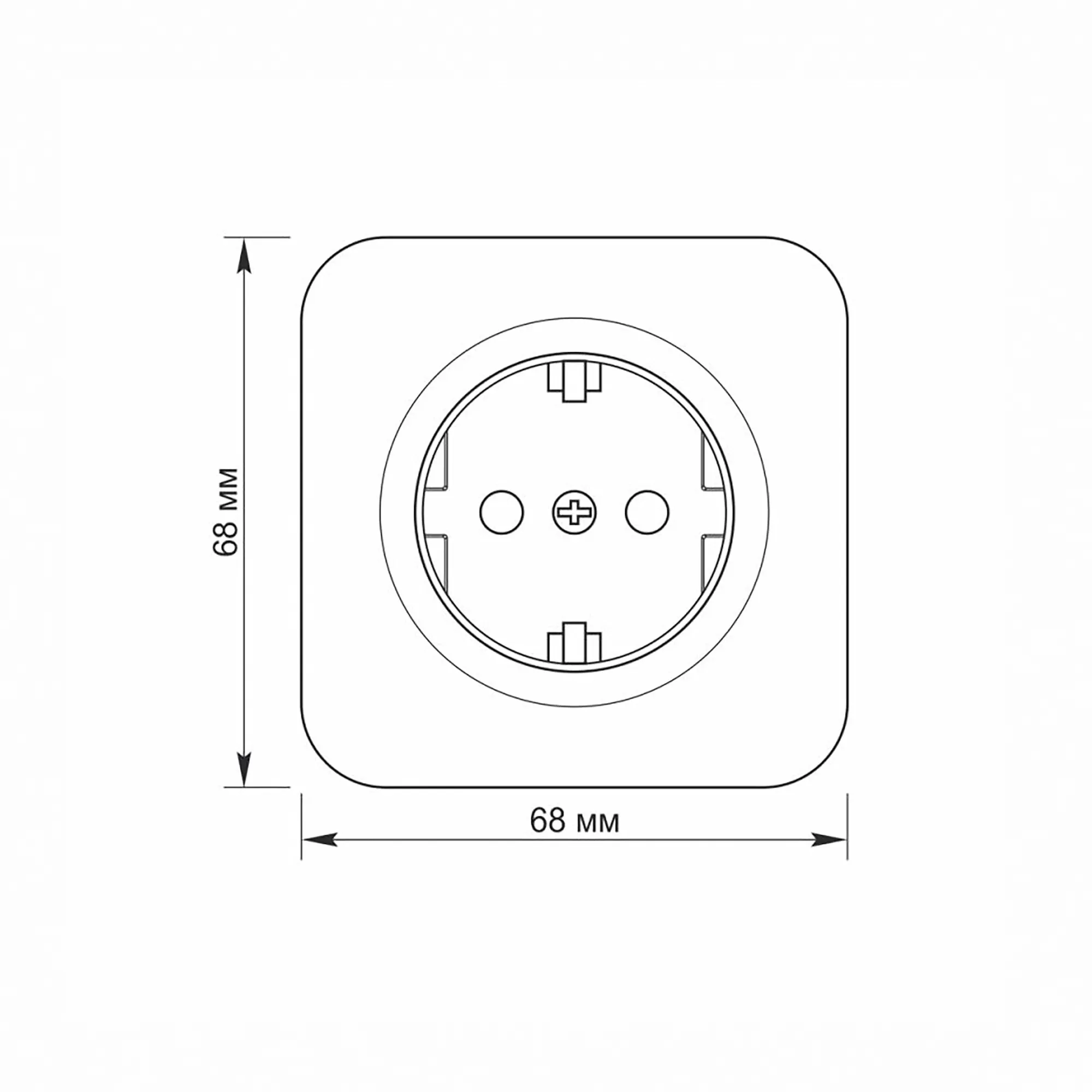 ⭐ Gniazdo natynkowe pojedyncze Schuko IP20 czarne VIDEX BINERA ⭐