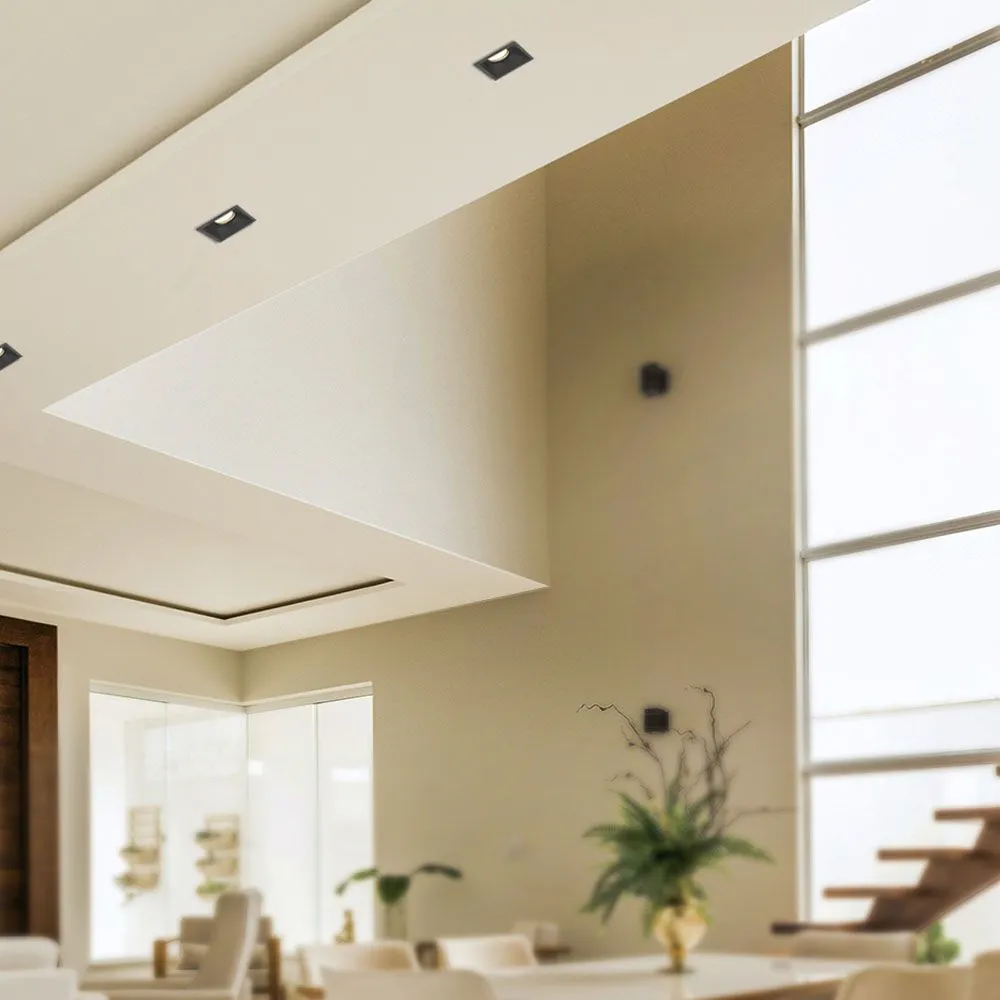 ⭐ Oprawa wpuszczana sufitowa czarna GU10 ⭐