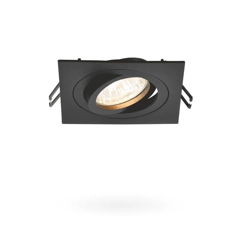 ⭐ Oprawa wpuszczana sufitowa czarna GU10 30W ⭐