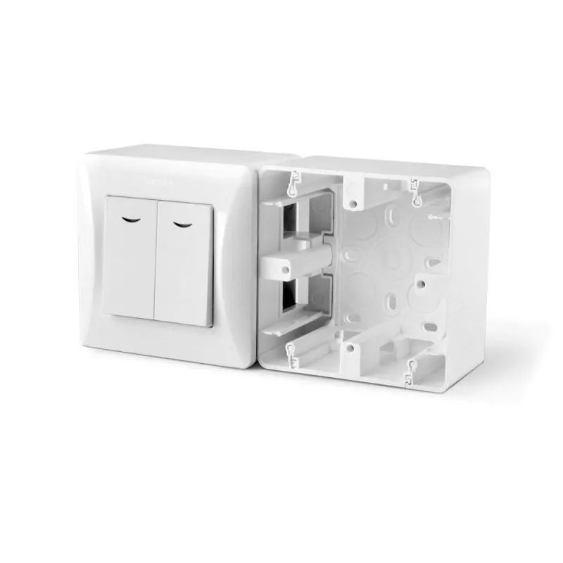 ⭐ Puszka natynkowa pojedyncza biała VIDEX BINERA ⭐