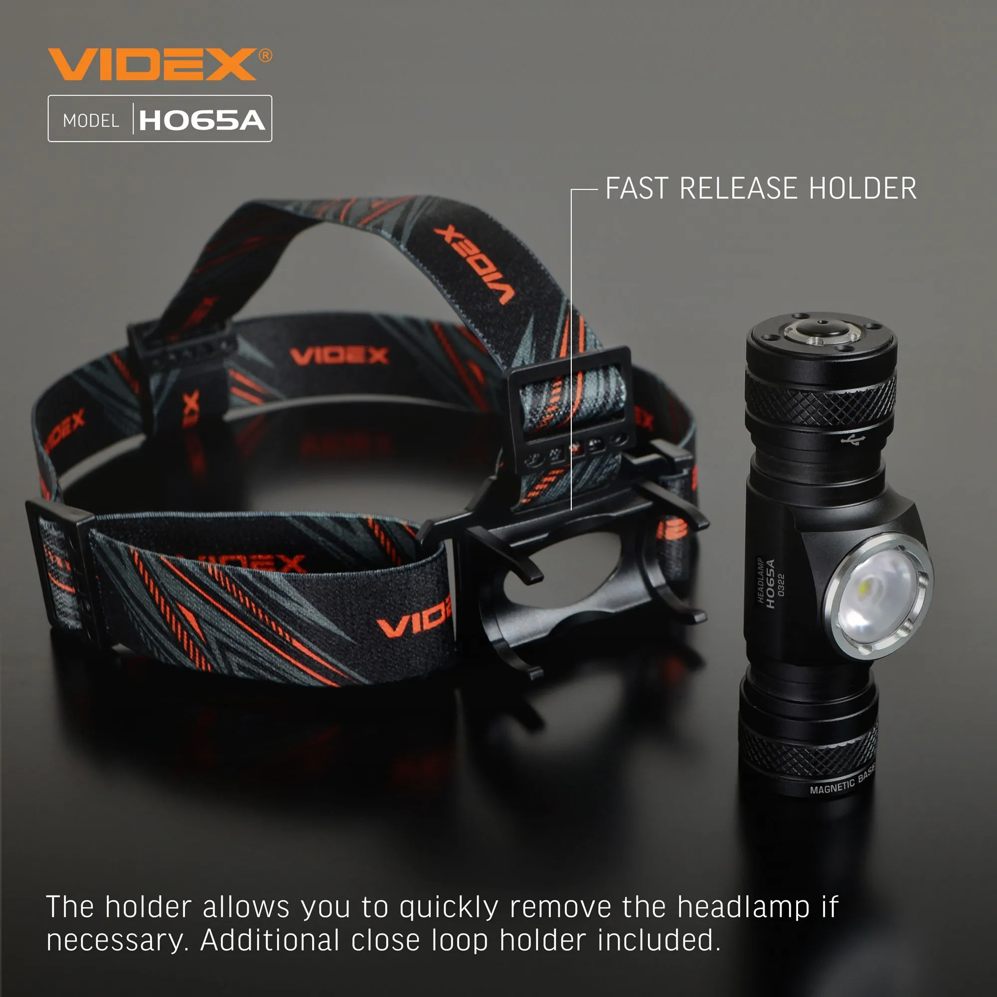 ⭐ Czołówka LED VIDEX 1200Lm 5000K IP68 ⭐