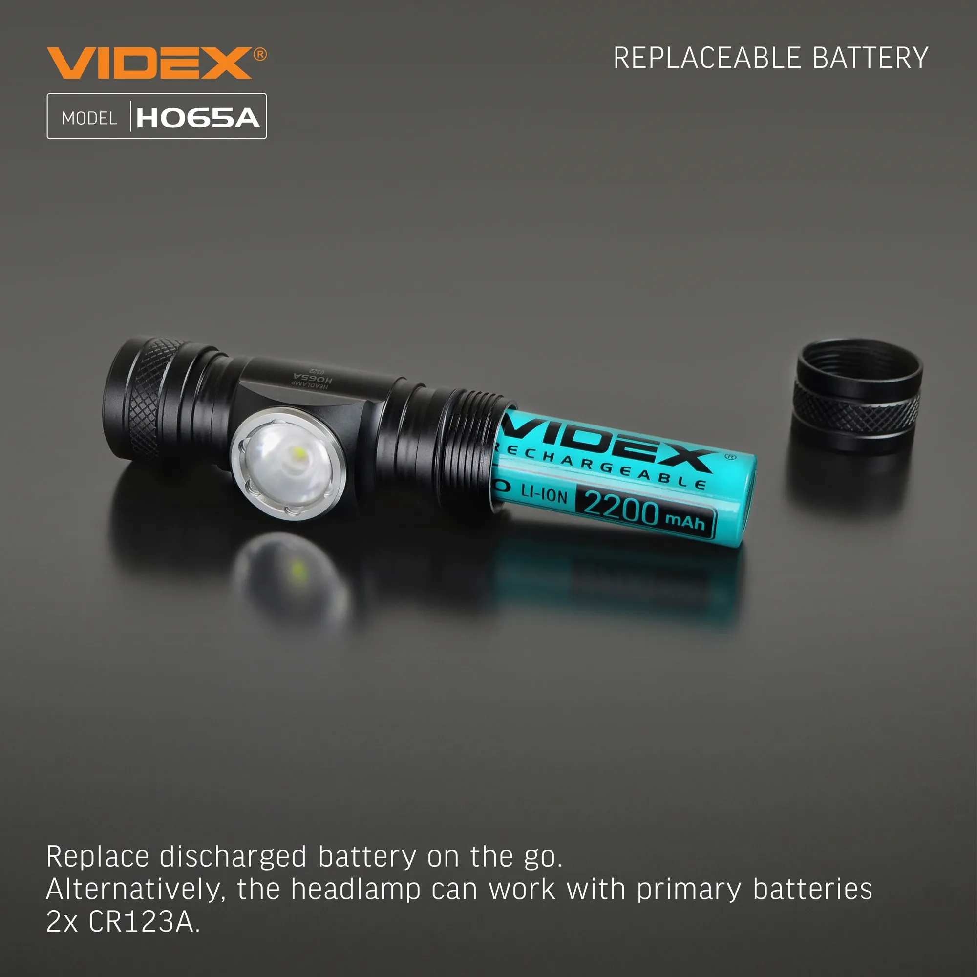 ⭐ Czołówka LED VIDEX 1200Lm 5000K IP68 ⭐