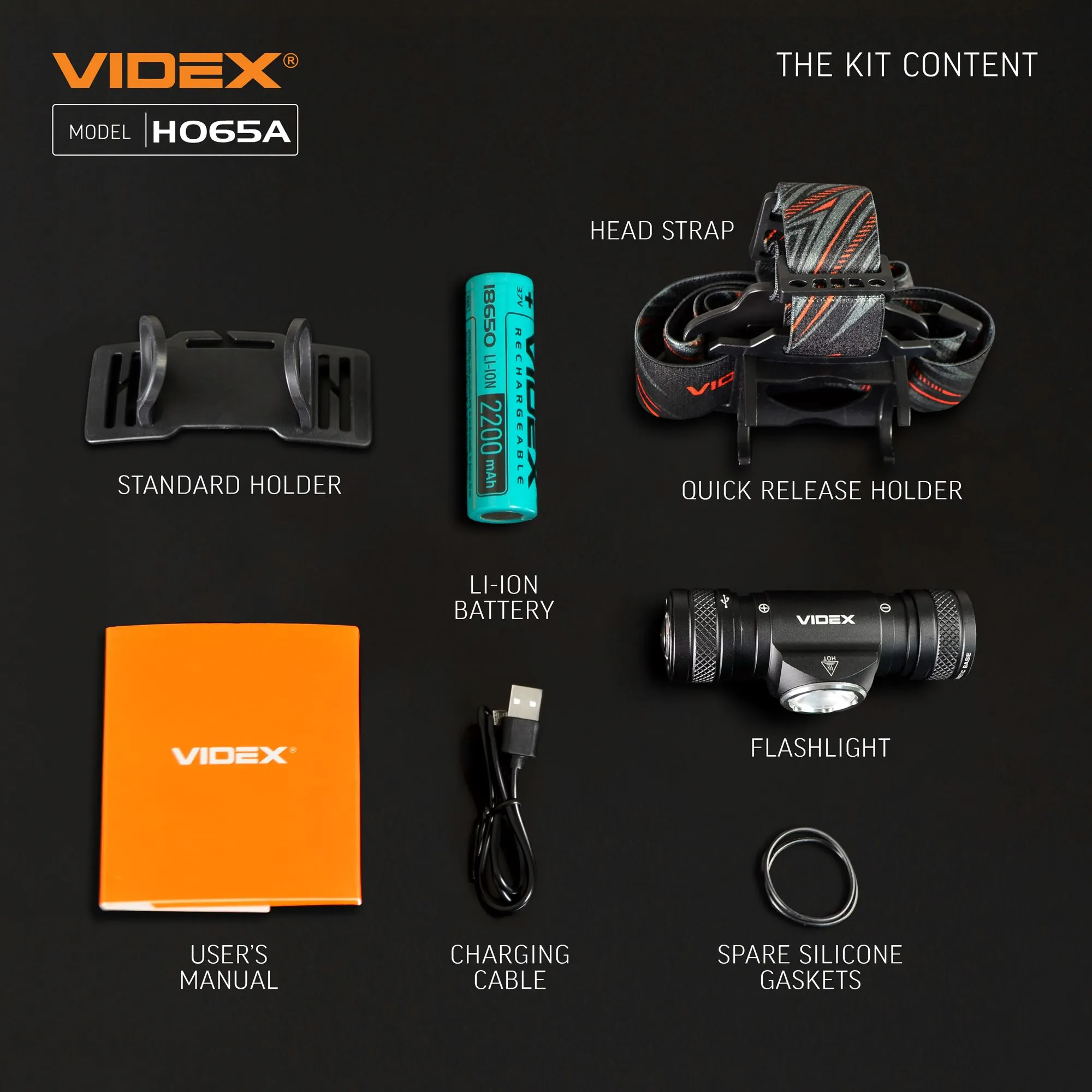 ⭐ Czołówka LED VIDEX 1200Lm 5000K IP68 ⭐