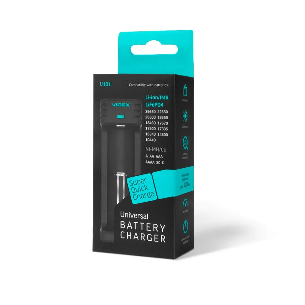 ⭐ Uniwersalna ładowarka do akumulatorów VIDEX ⭐