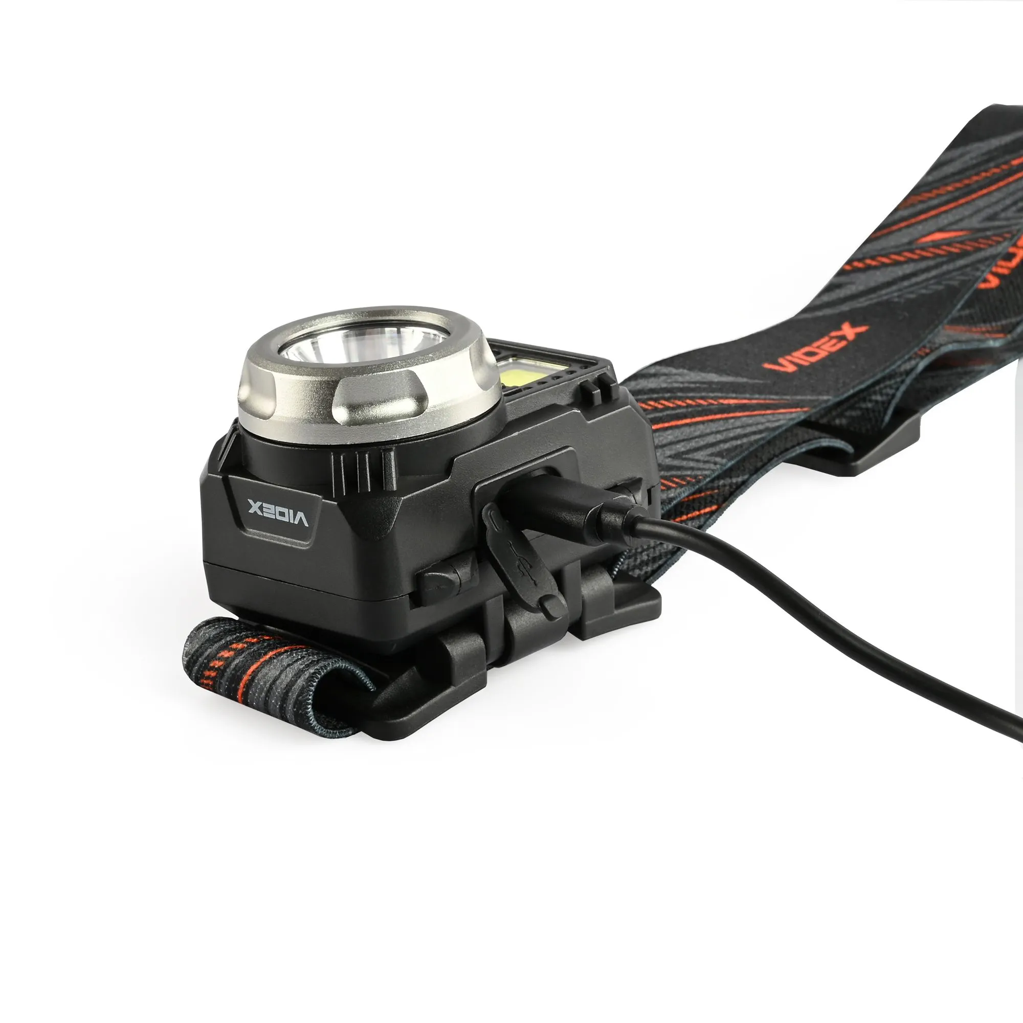 ⭐ Latarka czołowa LED VIDEX 550Lm 5000K USB-C ⭐