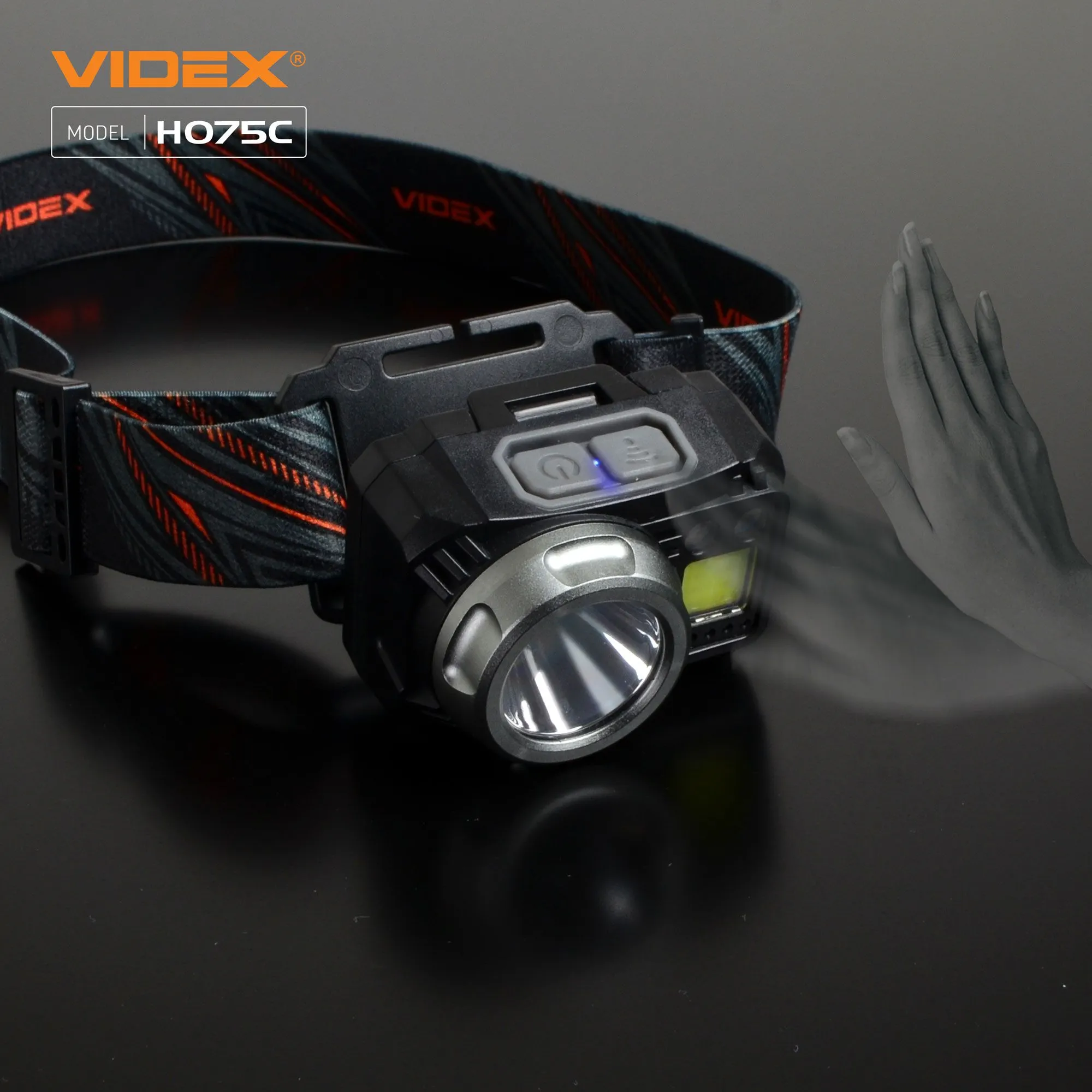 ⭐ Latarka czołowa LED VIDEX 550Lm 5000K USB-C ⭐
