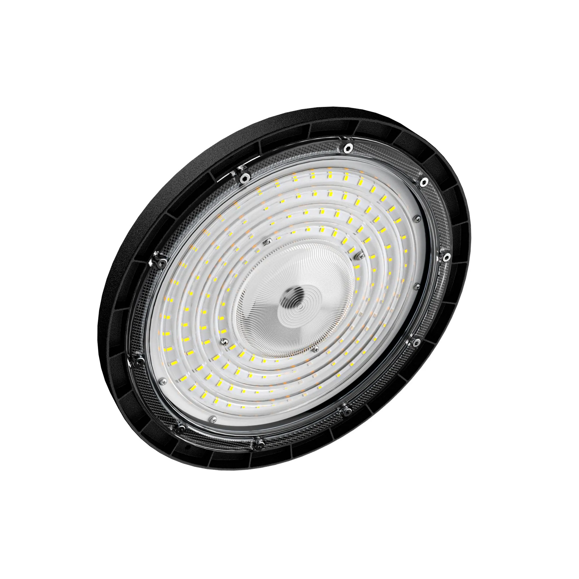 ⭐ Lampa przemysłowa LED High Bay 100W 5000K IP65 czarna ⭐