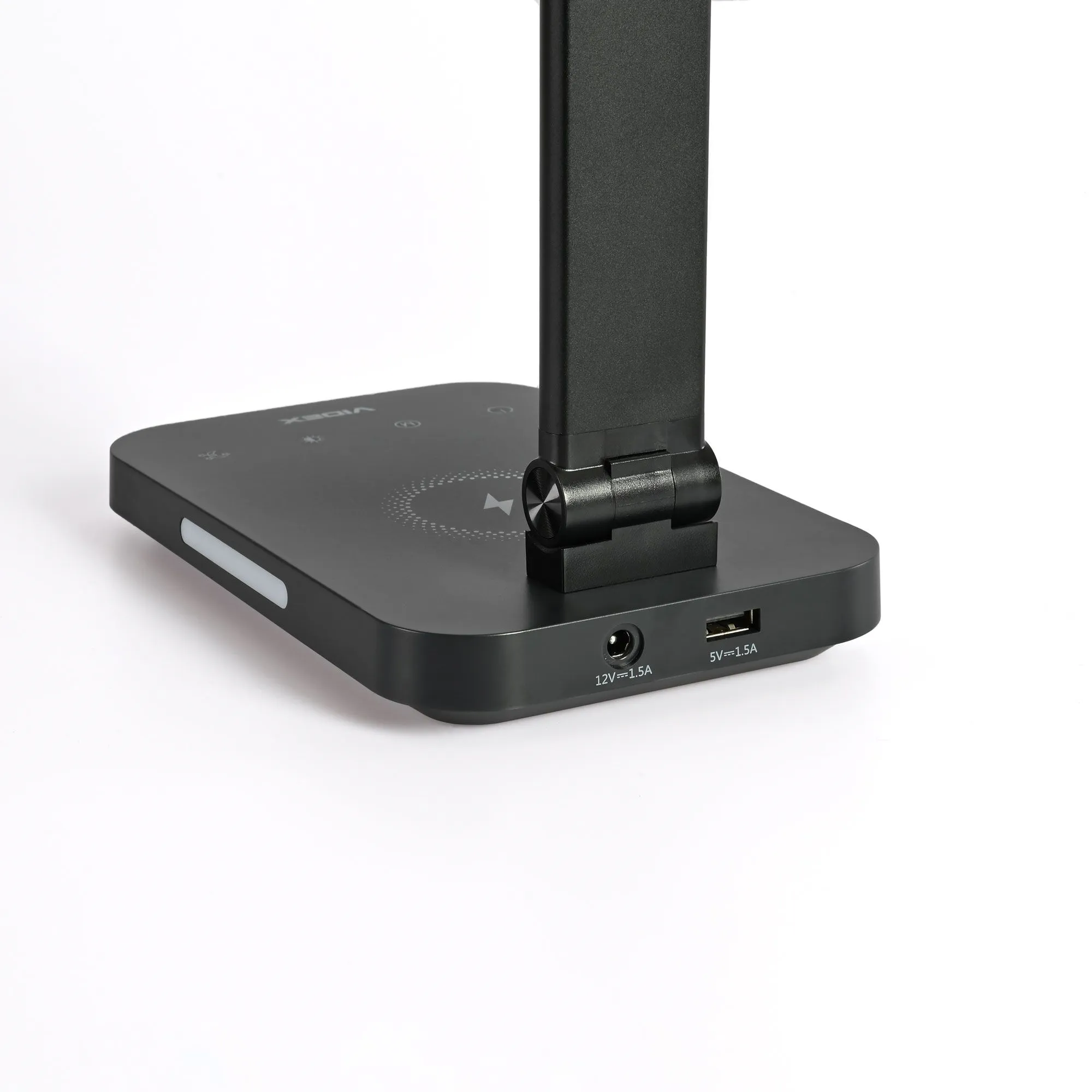 ⭐ Lampka biurkowa LED z ładowaniem bezprzewodowym VIDEX czarna ⭐