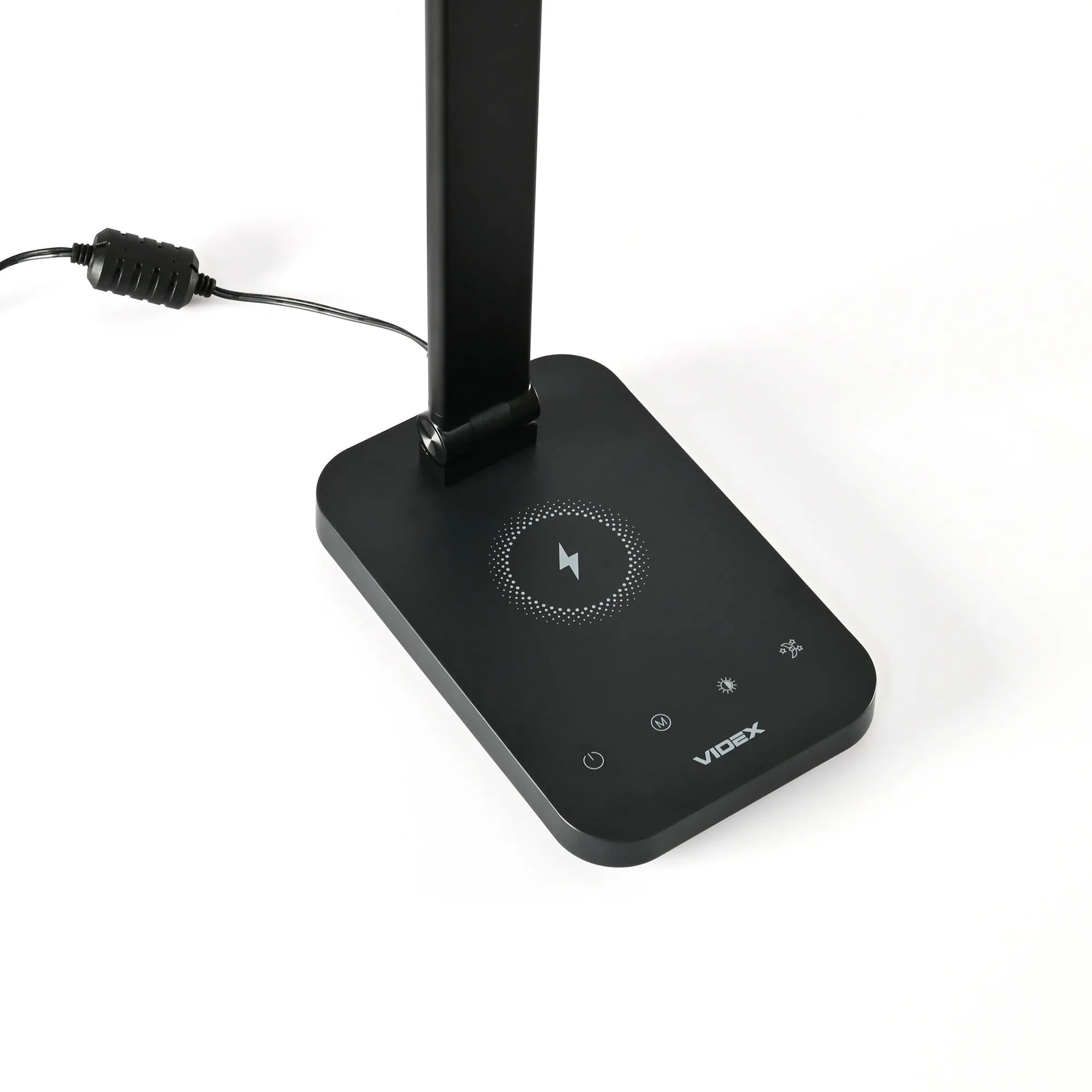 ⭐ Lampka biurkowa LED z ładowaniem bezprzewodowym VIDEX czarna ⭐