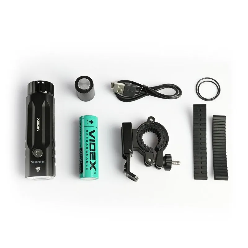 ⭐ Lampka rowerowa LED VIDEX 2000Lm 5000K IP68 ⭐