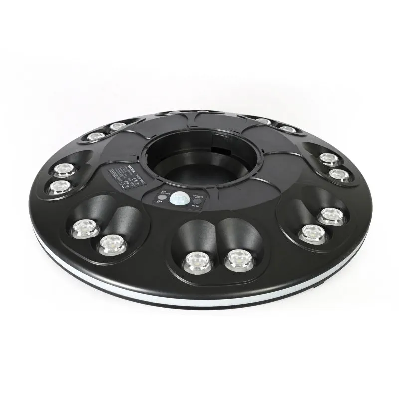 ⭐ LED Solarna Lampa Parkowa z czujnikiem ruchu ⭐