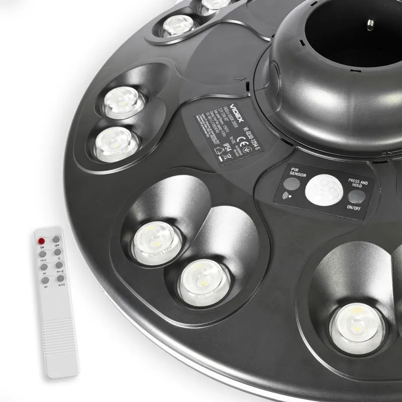 ⭐ LED Solarna Lampa Parkowa z czujnikiem ruchu ⭐