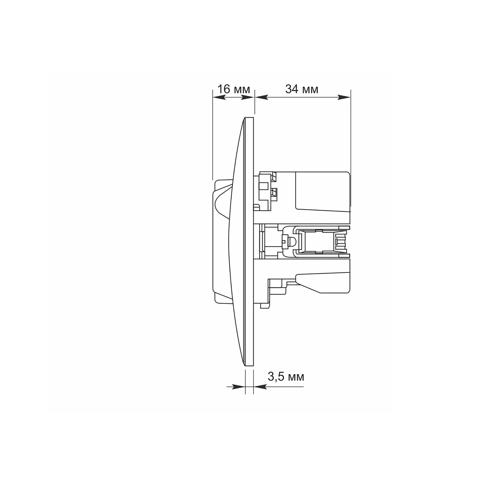 ⭐ Gniazdo pojedyncze schuko z USB-A i USB-C czarne grafitowe VIDEX BINERA ⭐