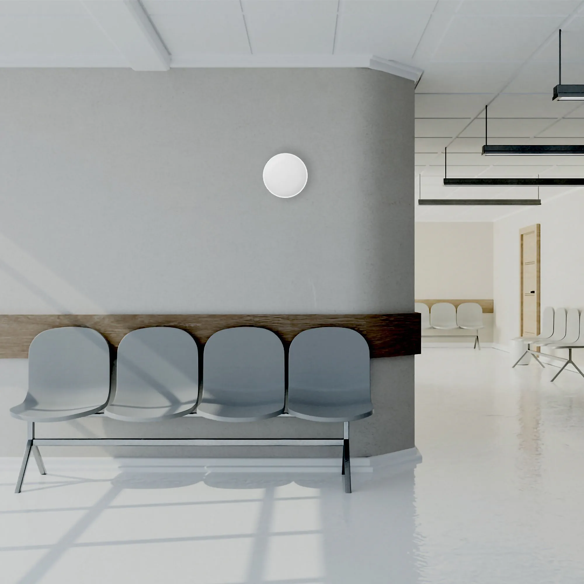 ⭐ LED awaryjna lampa sufitowa z czujnikiem ruchu VIDEX ⭐