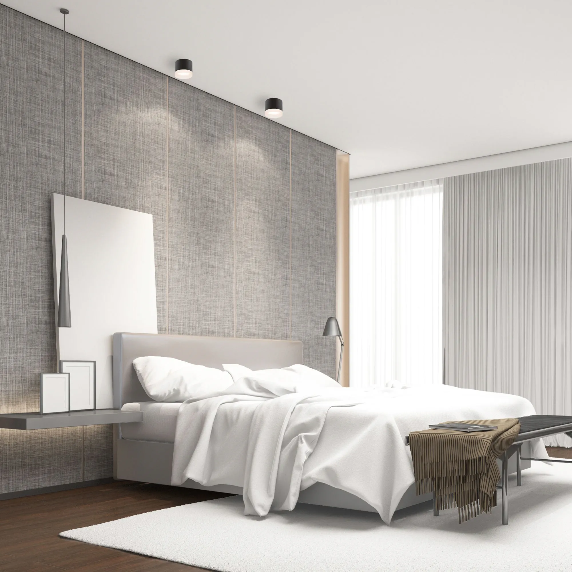 ⭐ Oprawa sufitowa VIDEX do lampy GX53 czarna ⭐