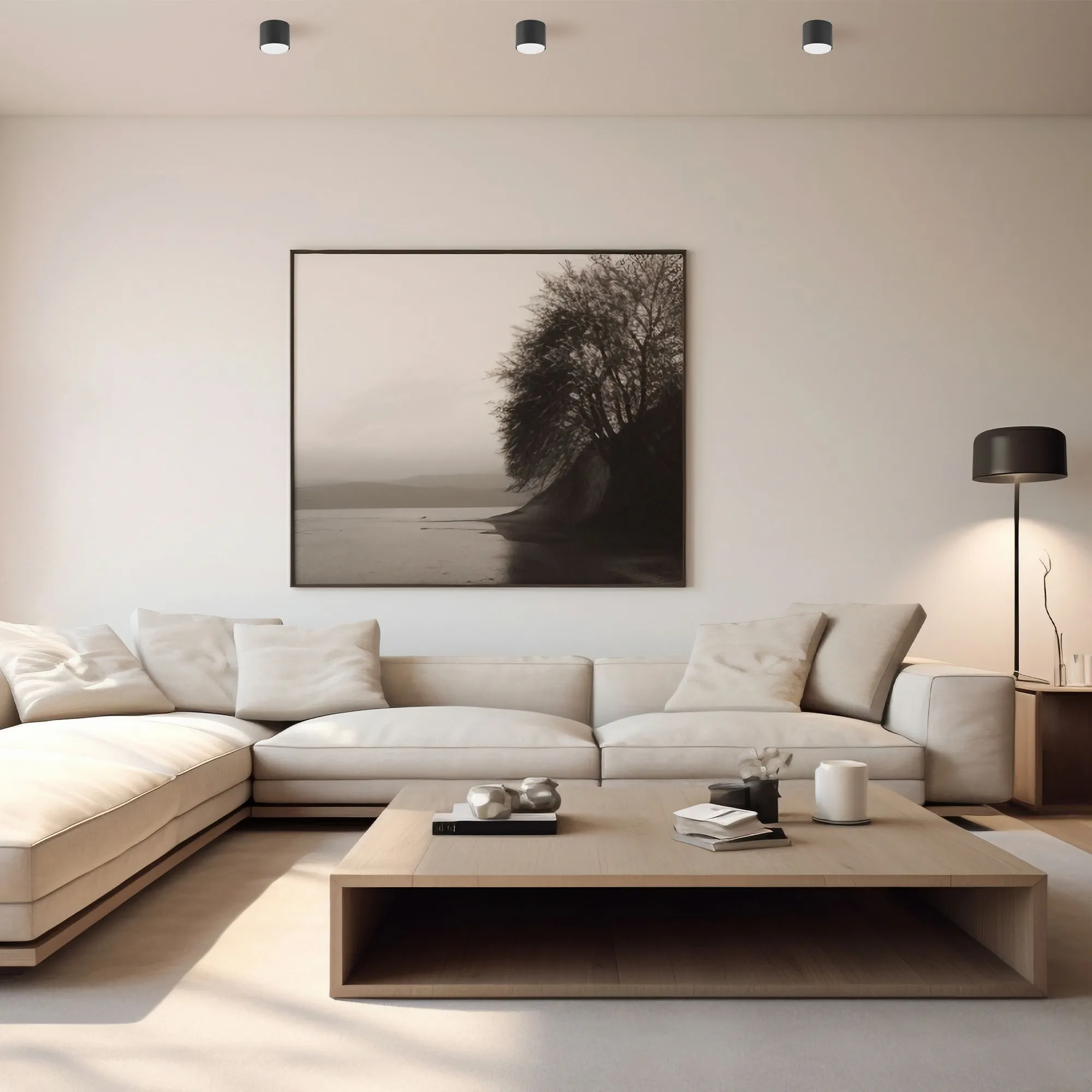 ⭐ Reflektor sufitowy VIDEX na lampę GX53 czarny ⭐