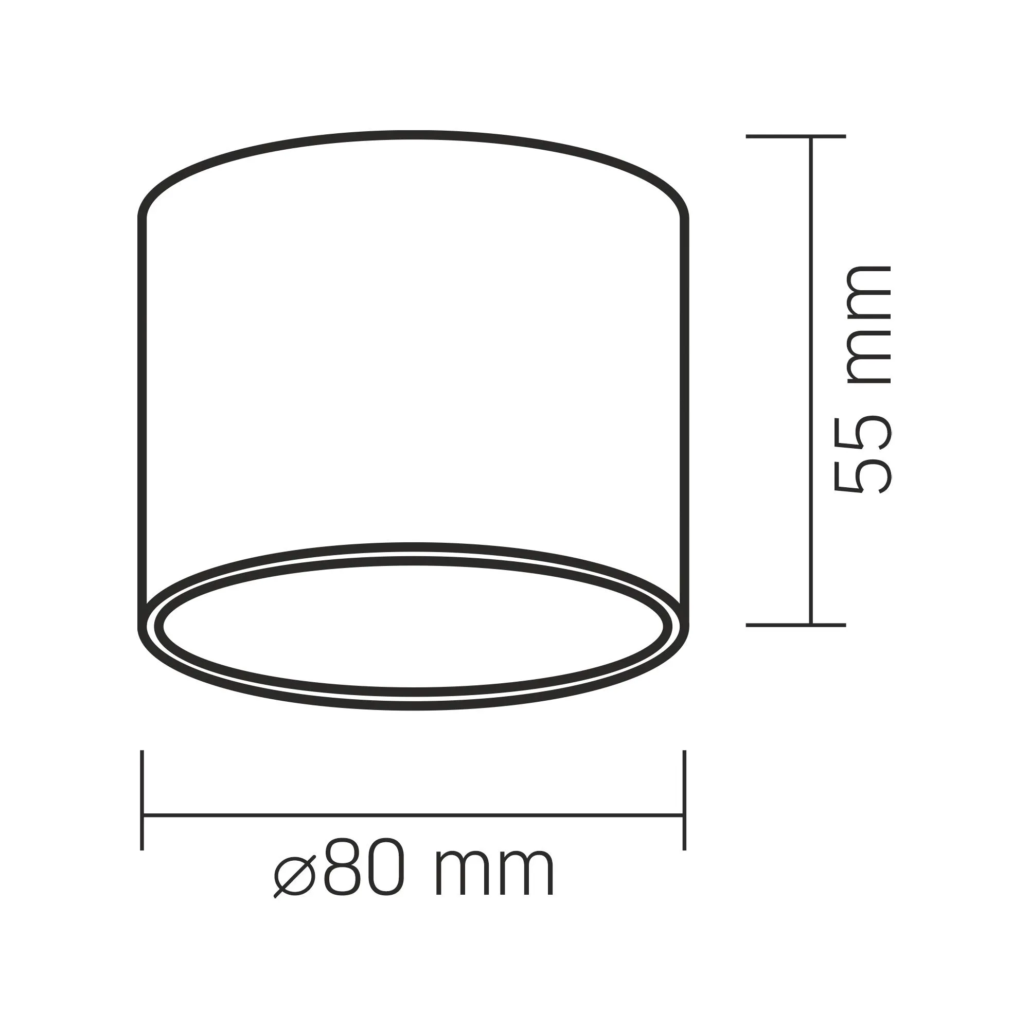 ⭐ Reflektor sufitowy VIDEX na lampę GX53 czarny ⭐