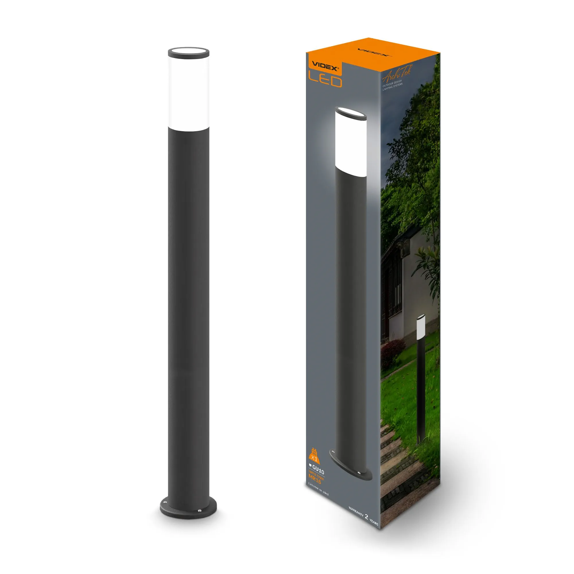 ⭐ Oprawa LED podłogowa VIDEX czarna IP54 30W ⭐