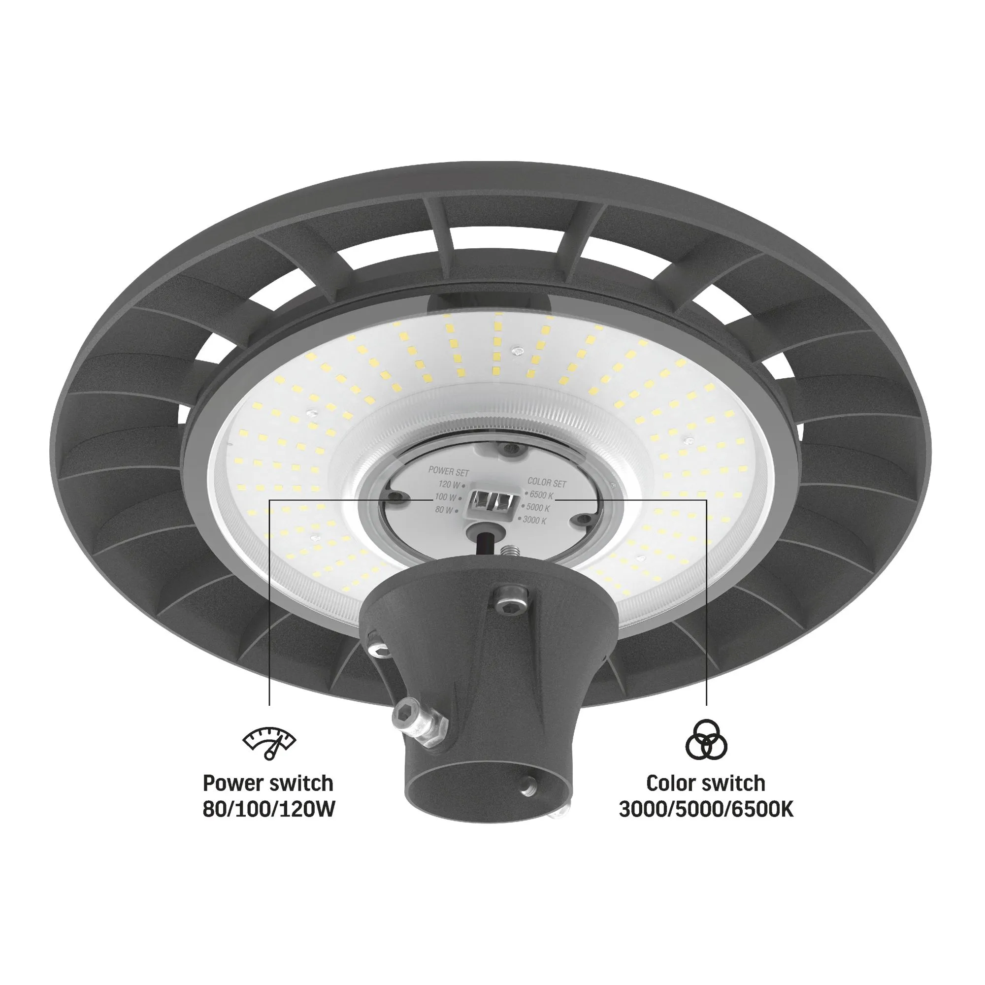 ⭐ Lampa parkowa LED VIDEX 120W IP65 ciepła biel ⭐