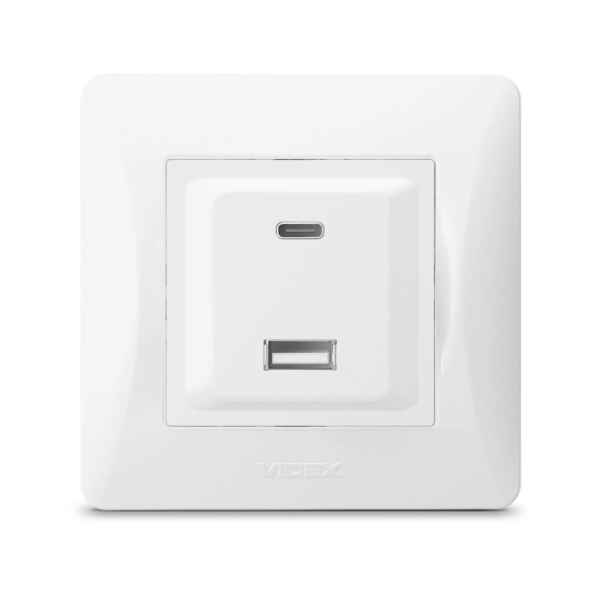 ⭐ Gniazdo z USB-A i USB-C PD20W białe VIDEX BINERA ⭐