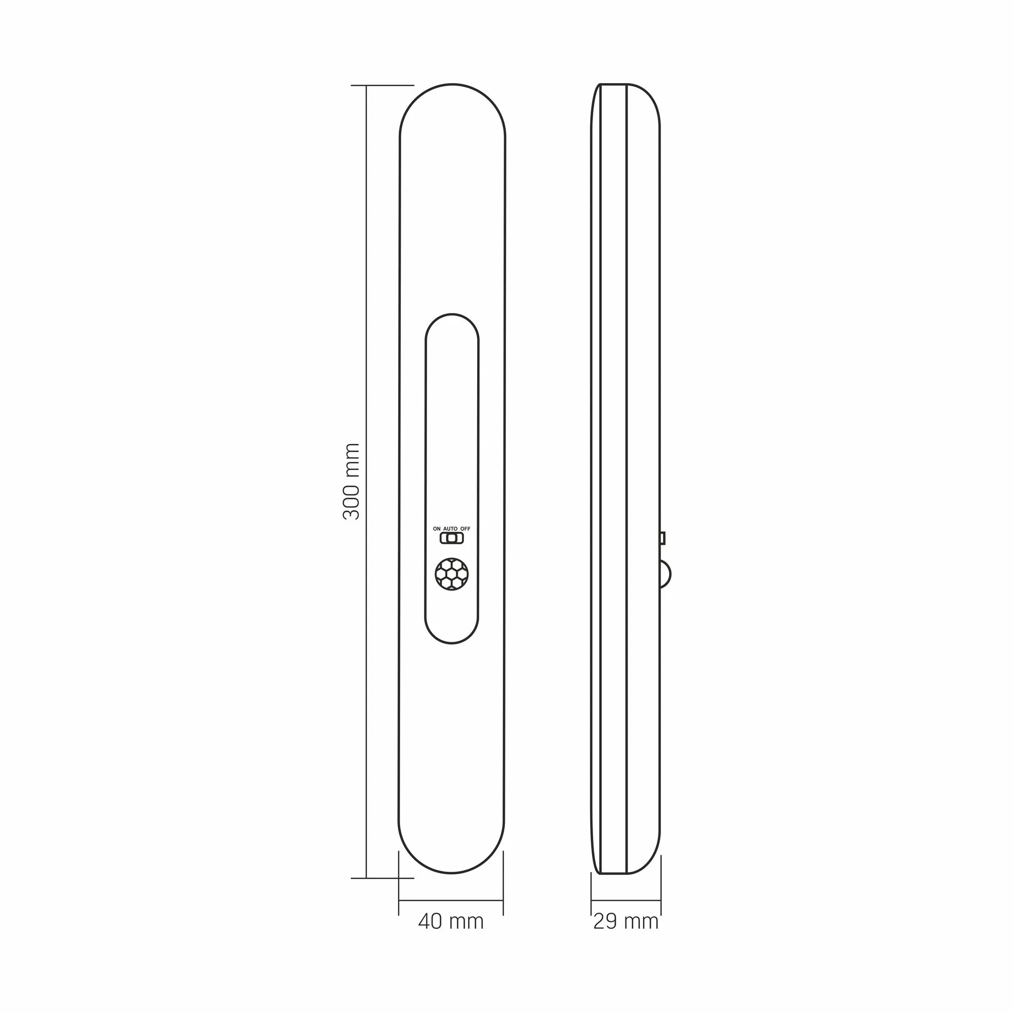 ⭐ Lampka LED z czujnikiem ruchu i ładowaniem USB-C ⭐