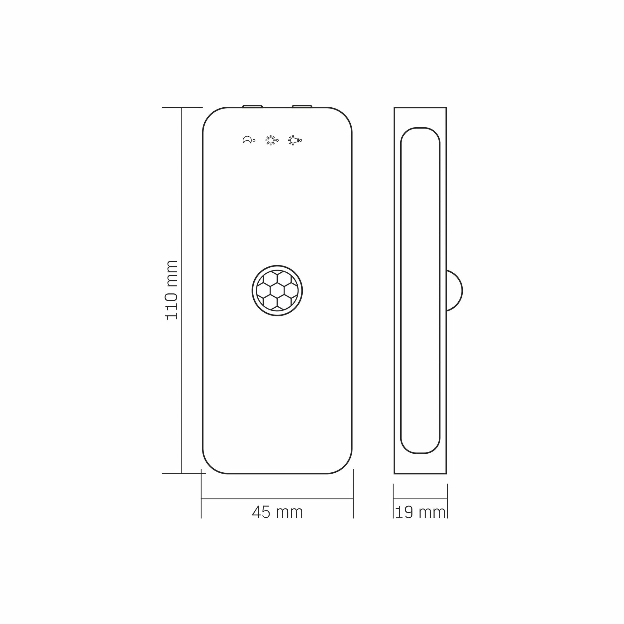 ⭐ LED Nocna Lampka Akumulatorowa z Czujnikiem Ruchu VIDEX ⭐