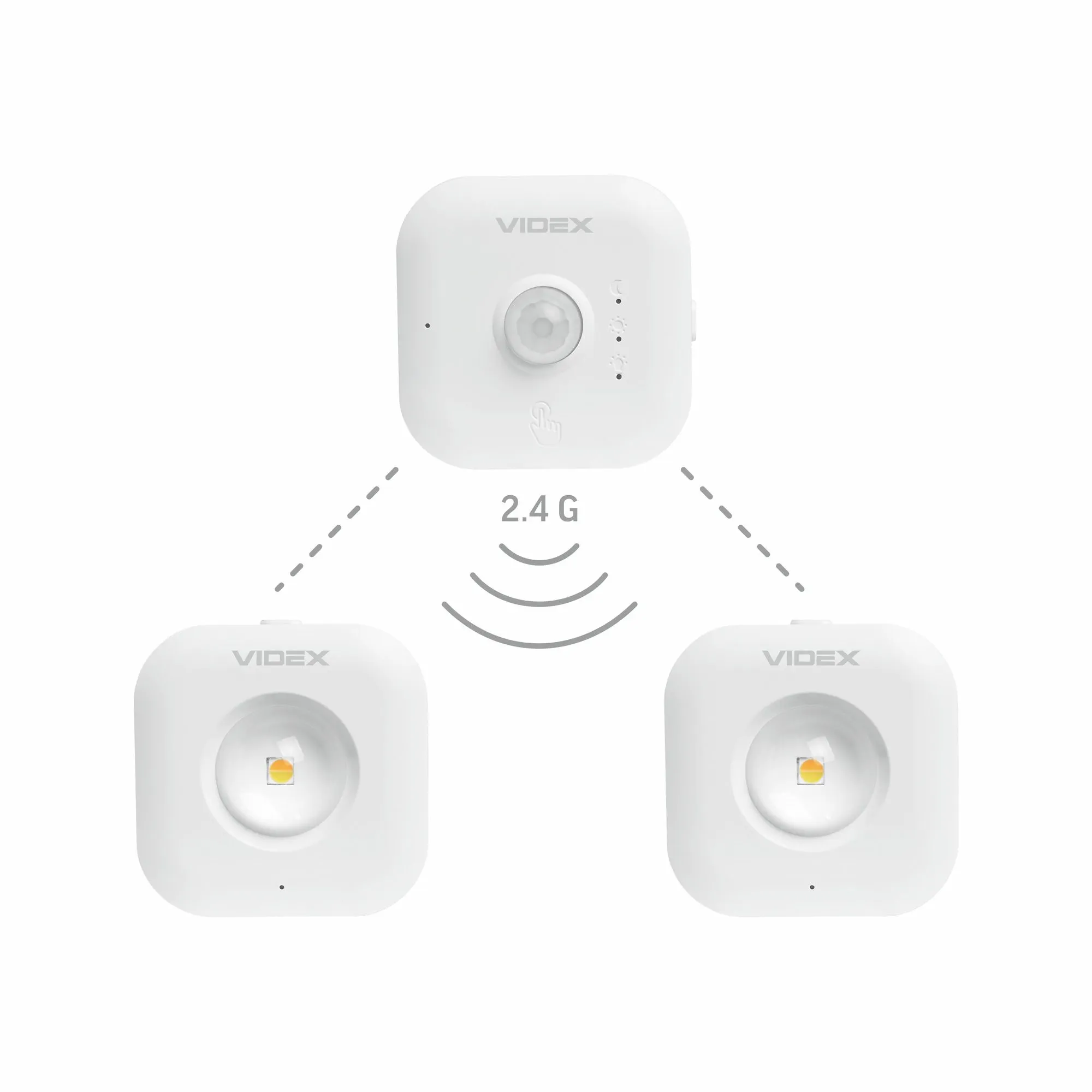 ⭐ LED ładowalna lampka nocna z czujnikiem ruchu VIDEX ⭐