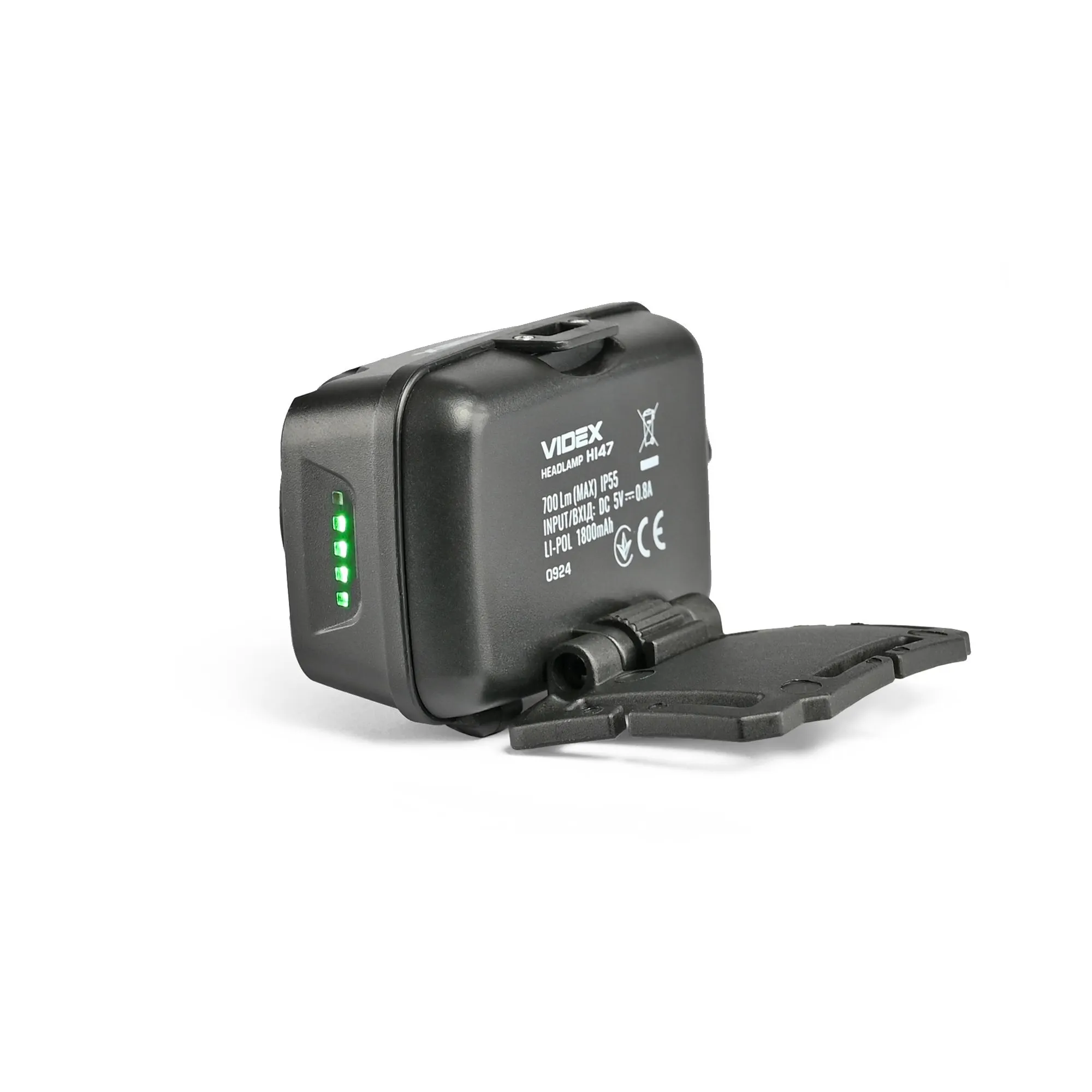 ⭐ Czołówka LED VIDEX 700Lm 5000K z USB-C i IP55 ⭐